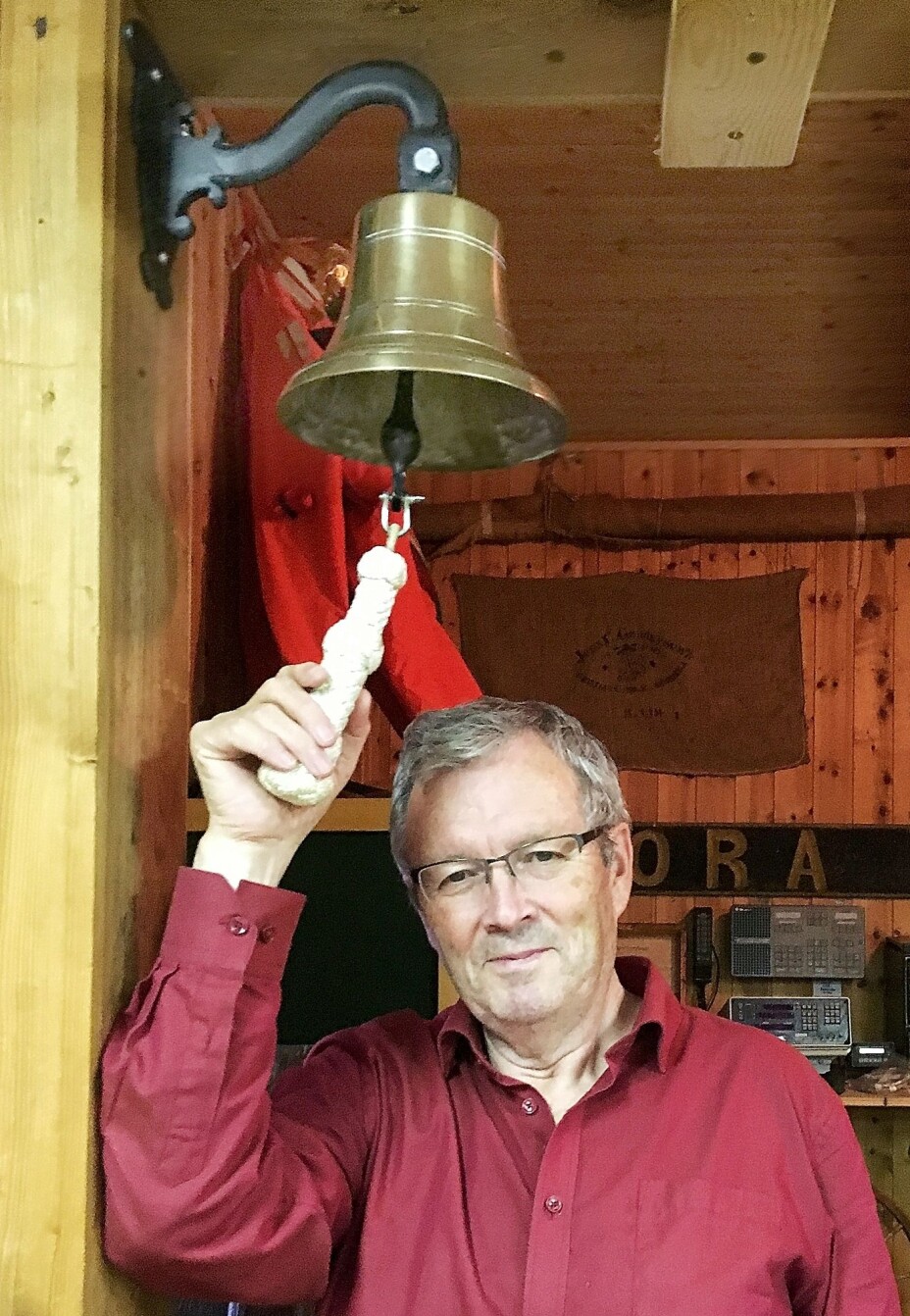 - Snart varslar skipsklokka ny sesongstart på sjøbruksmuseet, seier leiar Bernt Bøe i Bøfjorden Historielag .