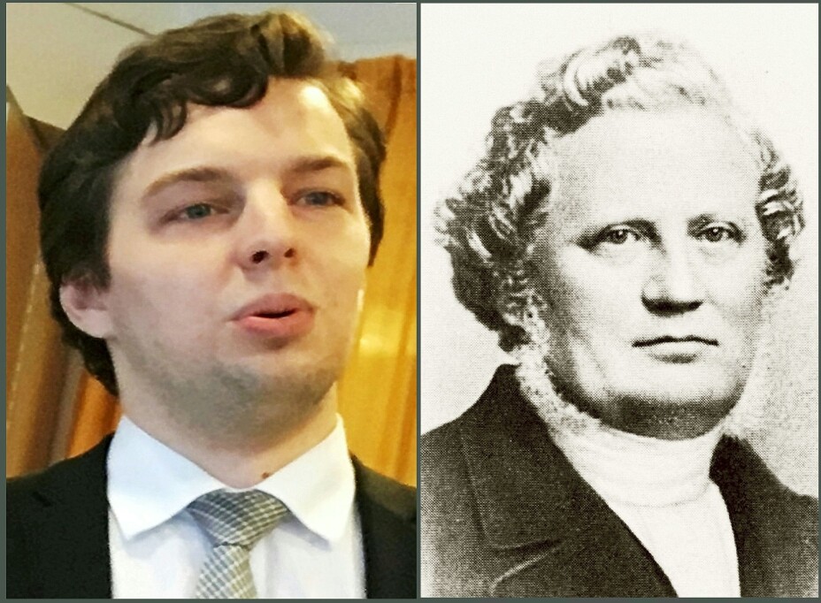 Erik Rosenius syng m.a. stoff av sin legendariske slektning Carl Olof Rosenius (1816-1868). (Montasje: Bernt G. Bøe).