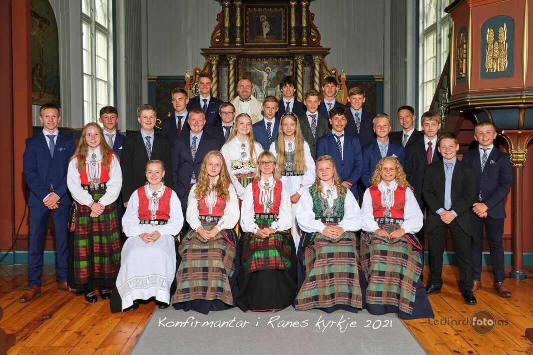 Konfirmantane i Ranes kyrkje 2021 Konfirmantane i Ranes kyrkje 2021