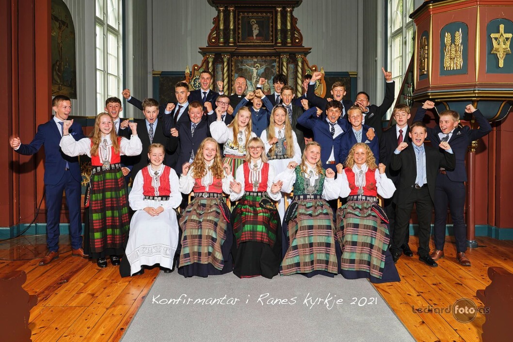 Konfirmantane i Ranes kyrkje 2021 Konfirmantane i Ranes kyrkje 2021