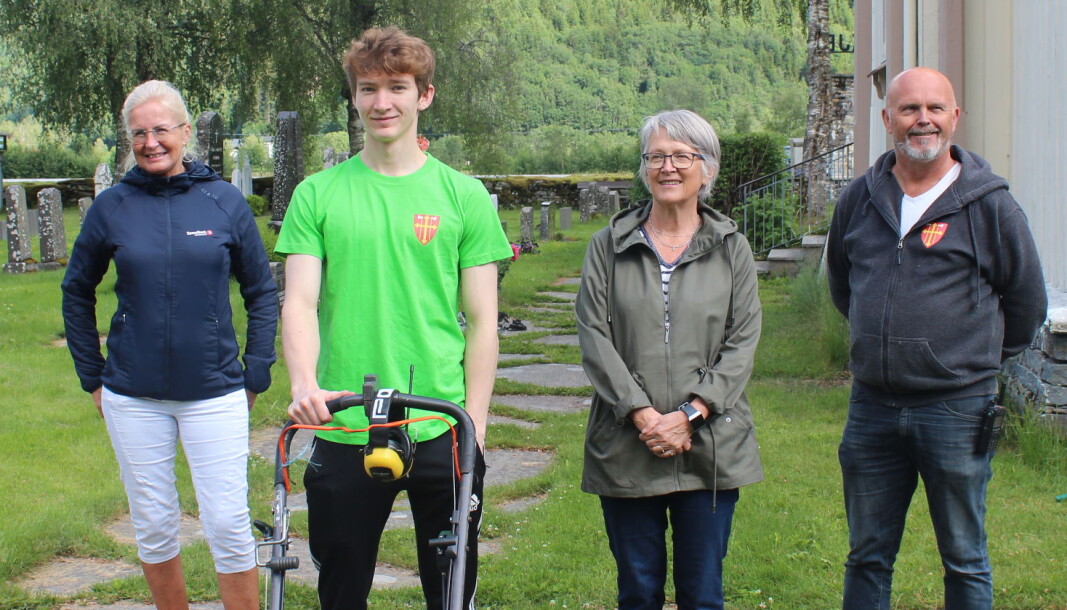 Liv Dalsegg, Andreas Roaldset, Maret Heggset og Oddvar Væge Liv Dalsegg, Andreas Roaldset, Maret Heggset og Oddvar Væge