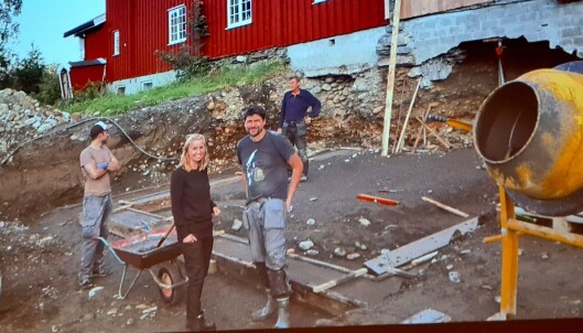 Under påbygging mot nord, fann dei også gamle spor. Under påbygging mot nord, fann dei også gamle spor.