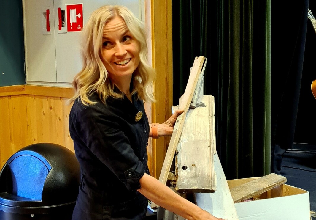 Bodil Børset snakka om hus. Bodil Børset snakka om hus.