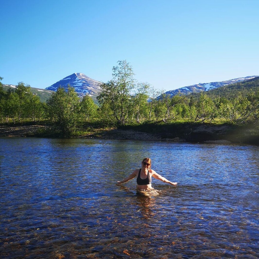 Årets første bad i yndlingselva mi, Vindøla i Vindøldalen 🤩 Årets første bad i yndlingselva mi, Vindøla i Vindøldalen 🤩