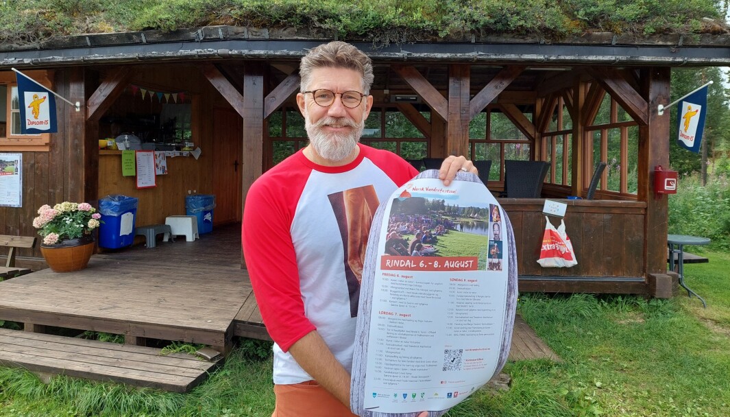 Daglig leder av Norsk Vandrefestival Tom Godtland. Daglig leder av Norsk Vandrefestival Tom Godtland.