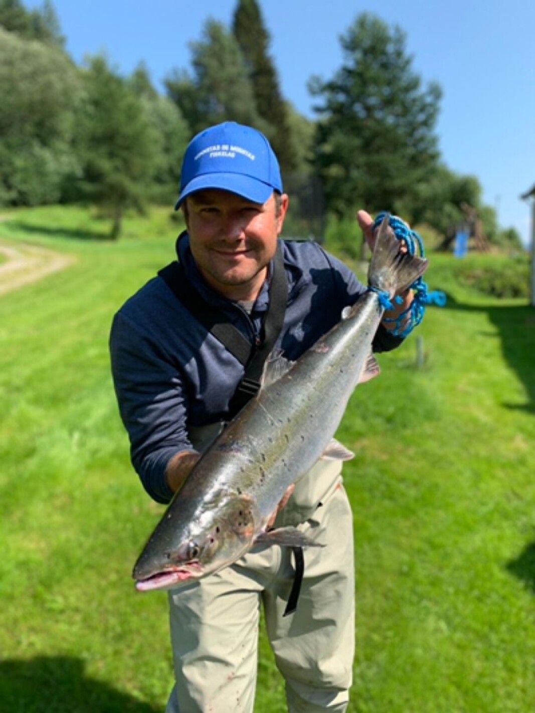 Bjørnar Mogstad, 4.9 kg, Honnstad og Mogstad Fiskelag, sluk. Bjørnar Mogstad, 4.9 kg, Honnstad og Mogstad Fiskelag, sluk.