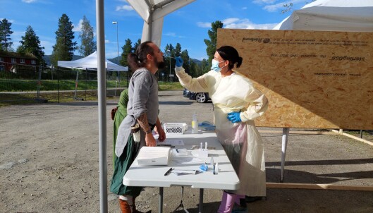 En av vikingene i Møre Frie Vikingar koronatestes. En av vikingene i Møre Frie Vikingar koronatestes.