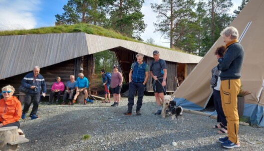 Lars Helgetun var med på turen til Raudfjellet som kjentmann. Lars Helgetun var med på turen til Raudfjellet som kjentmann.