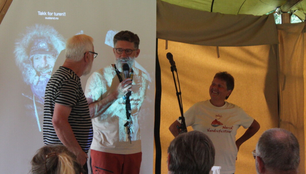 Magnar Dalsegg, Tom Godtland og Lilly Gunn Nyheim setter stor pris på støtten festivalen har fått Magnar Dalsegg, Tom Godtland og Lilly Gunn Nyheim setter stor pris på støtten festivalen har fått