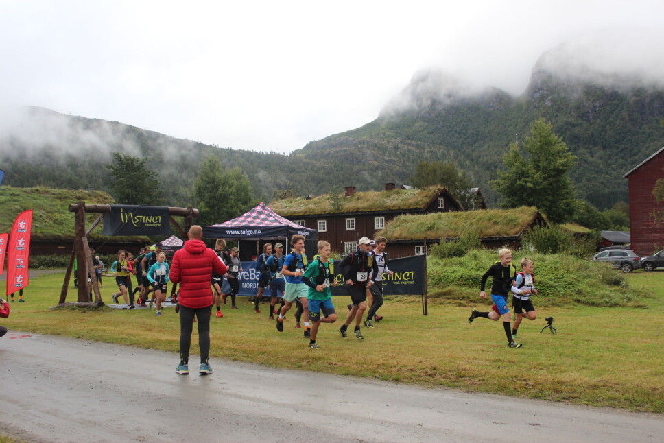 Storfjellet opp og 43 km hadde fellesstart