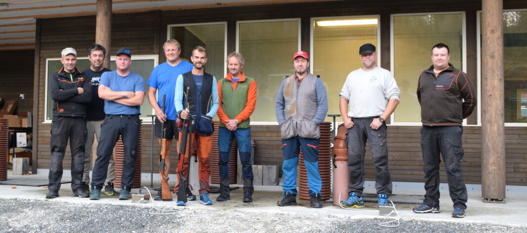 De tre lagene som skjøt i finalen. De tre lagene som skjøt i finalen.