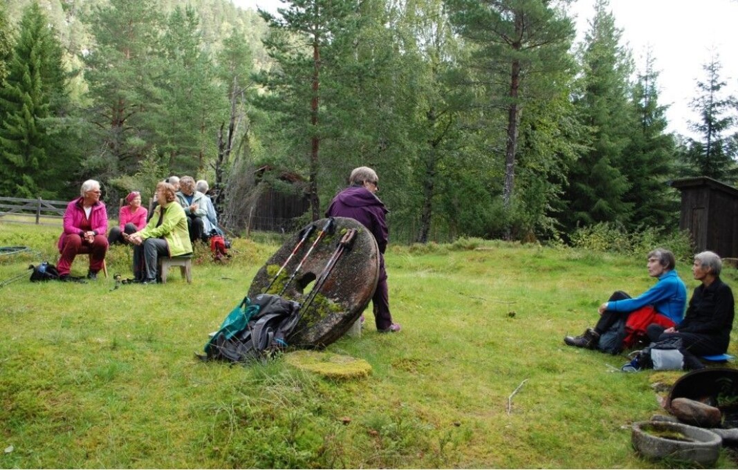 Her var det bare å finne seg plass i terrenget Her var det bare å finne seg plass i terrenget