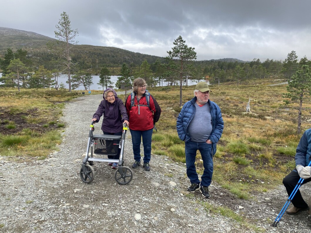 På tur til Trollheimstunet. På tur til Trollheimstunet.