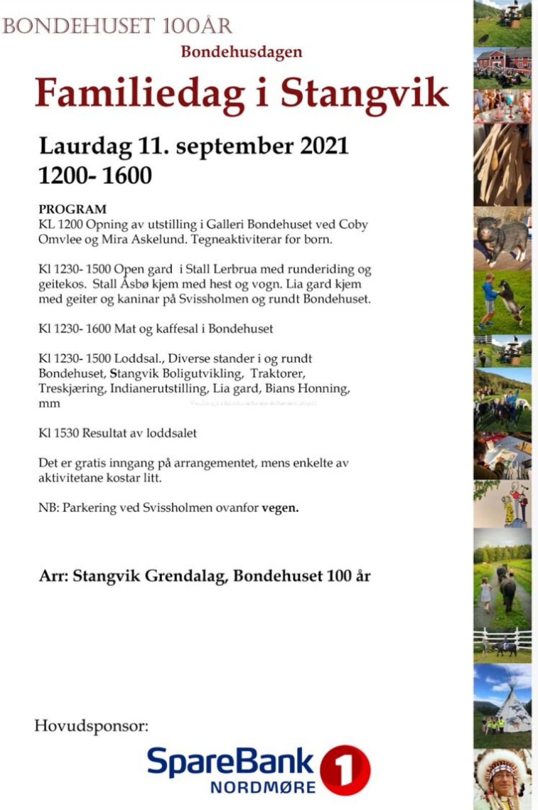 Program for arrangementet Program for arrangementet