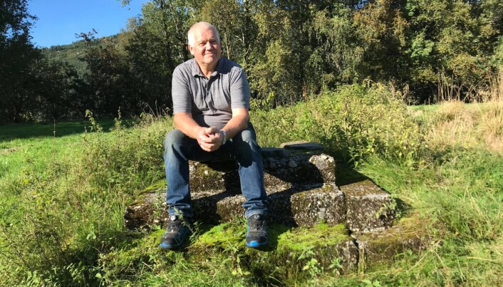 Steinar Ranes på klåppa na Maret Steinar Ranes på klåppa na Maret