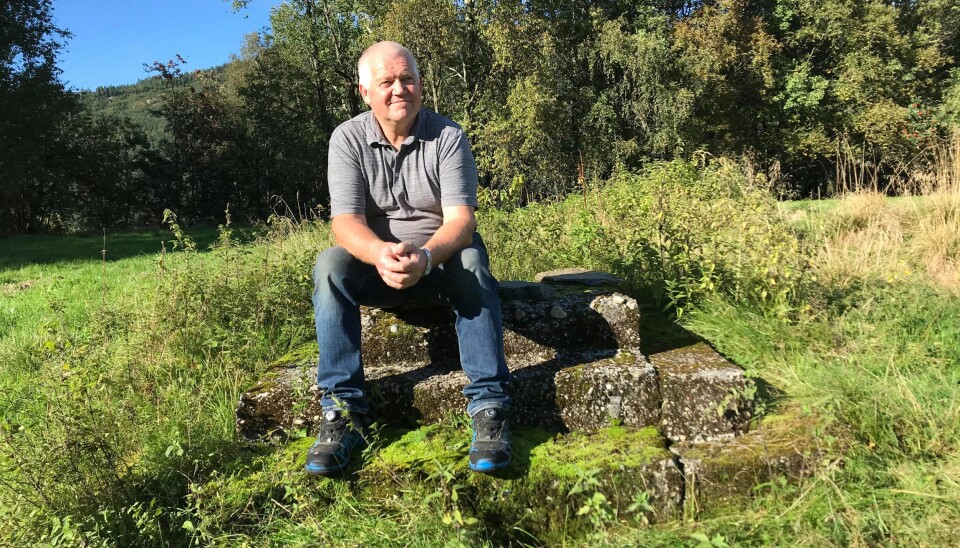 Steinar Ranes på klåppa na Maret