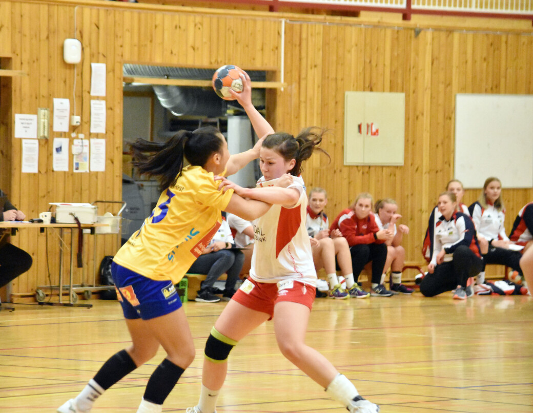 Malin Bjørnås ble kampens toppscorer (arkivbilde) Malin Bjørnås ble kampens toppscorer (arkivbilde)