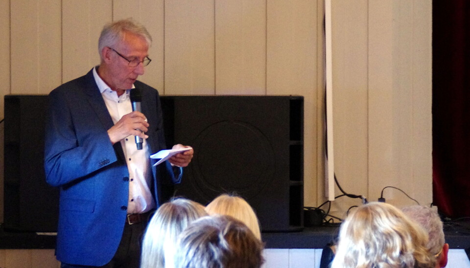 President i Trøndersk Skilaug Ola T. Heggem på heimebane