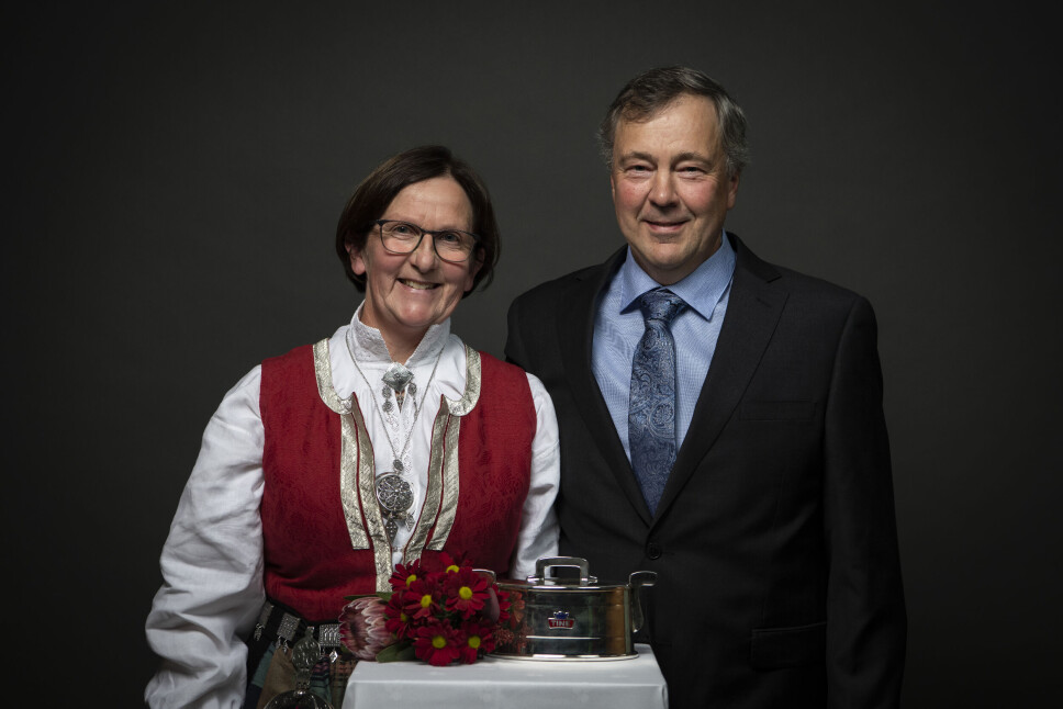Ingrid Løfaldli og Leif Magne Rindalsholt.