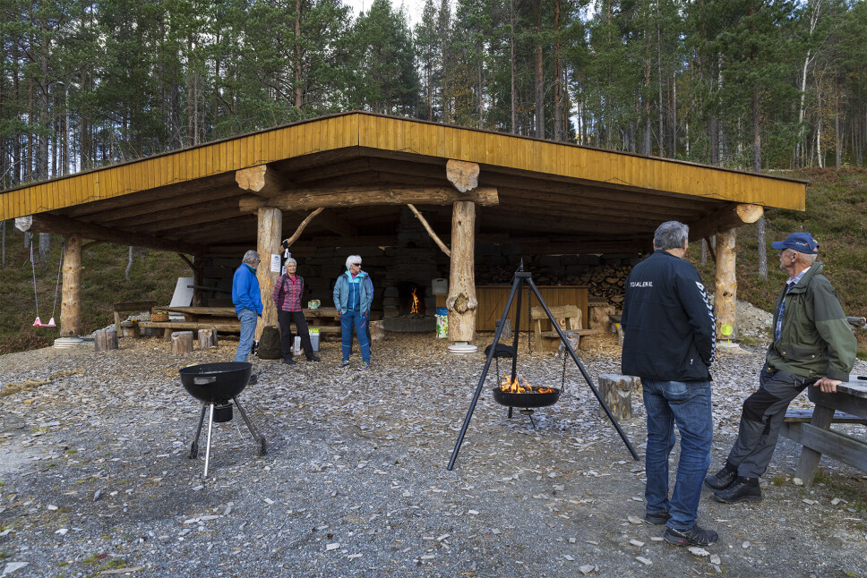 Klar for grilling.