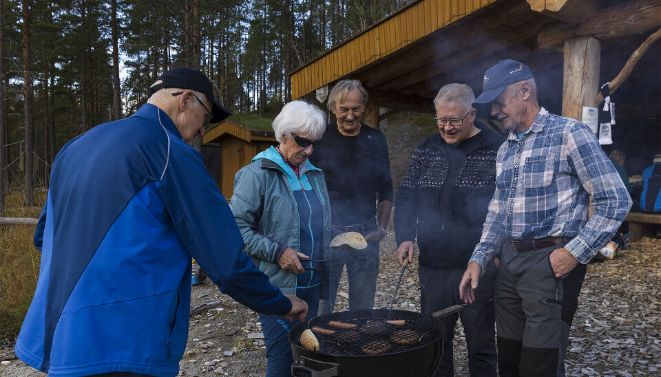 Grilling på gang.