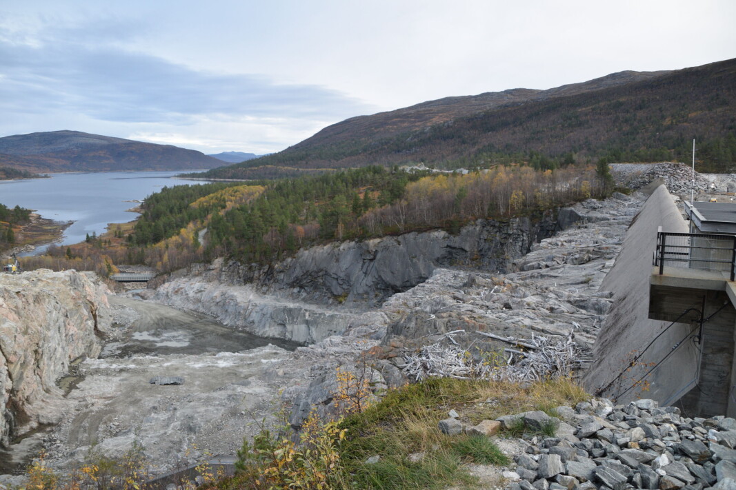 Steinbruddet ved Gråsjødammen. Steinbruddet ved Gråsjødammen.
