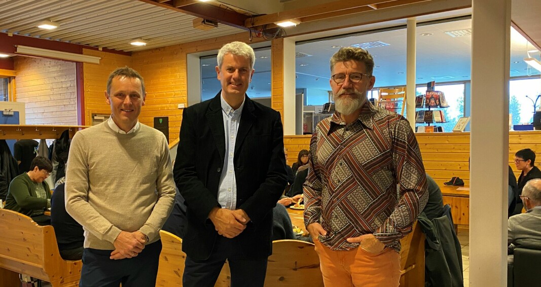 Henning Nybo, Øistein Lindmark og Tom Godtland.