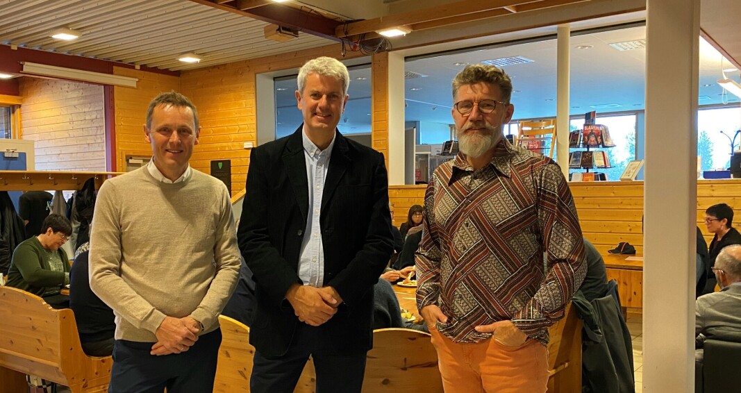 Henning Nybo, Øistein Lindmark og Tom Godtland. Henning Nybo, Øistein Lindmark og Tom Godtland.