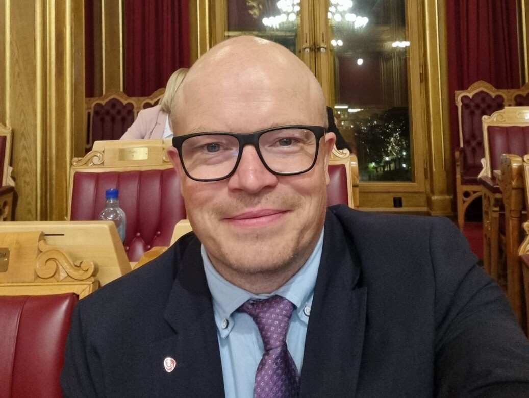 Per Vidar Kjølmoen på Stortinget Per Vidar Kjølmoen på Stortinget