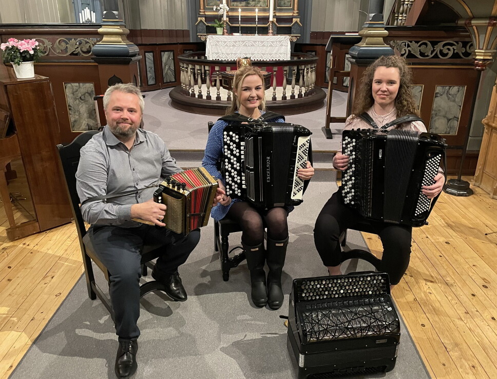 Stor musikkveld med desse tre: Ronny Kjøsen, Kristin Farstad Bjørdal og Asta Soffia Thorgeirsdottir.