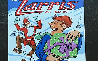 Ugangskråka Larris har fått sitt eige julehefte
