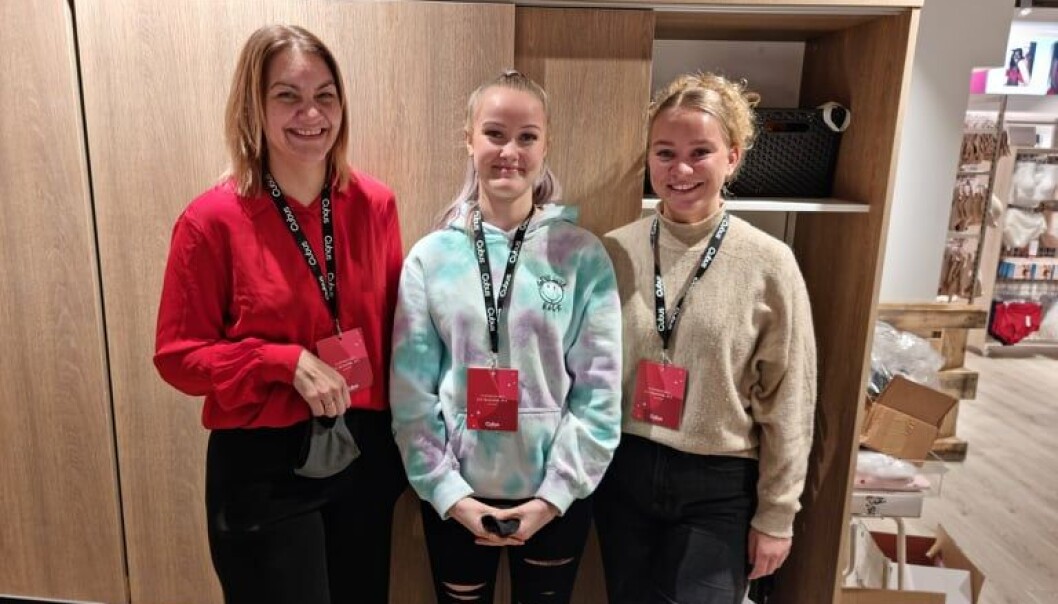Damene på Cubus sier seg fornøyd med julesesongen. Fra venstre Kristin Jenssen Ranes, Kine Lervåg og Marte Næss Damene på Cubus sier seg fornøyd med julesesongen. Fra venstre Kristin Jenssen Ranes, Kine Lervåg og Marte Næss