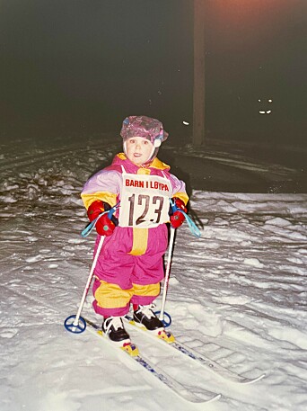 Berit var tidlig å se i skisporet. Her er hun på "Barn i løypa" som 2-åring Berit var tidlig å se i skisporet. Her er hun på "Barn i løypa" som 2-åring