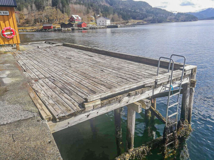 Kaianlegget i Arasvika. Kaianlegget i Arasvika.