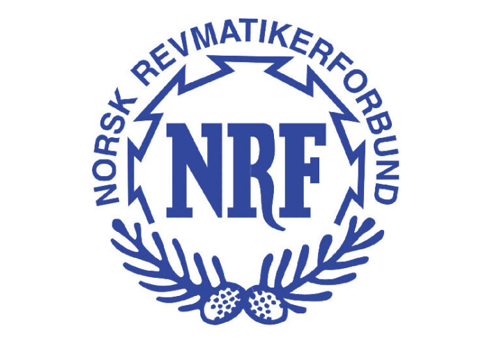 Julebord med 40-årsmarkering Logoen til Norsk revmatikerforbund
