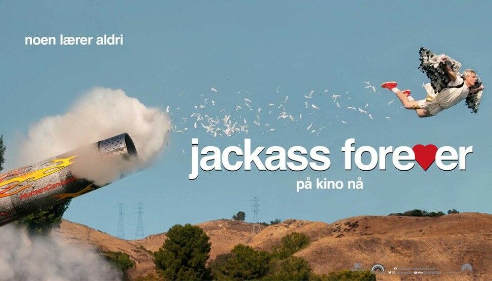 Jackass forever på Rindal kino i helga