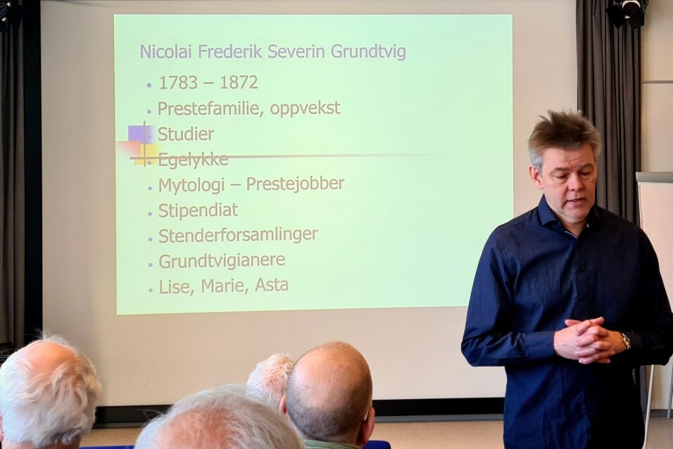 Rektor Silseth gav oss eit breitt bilde av N.F.S.Grundtvig.