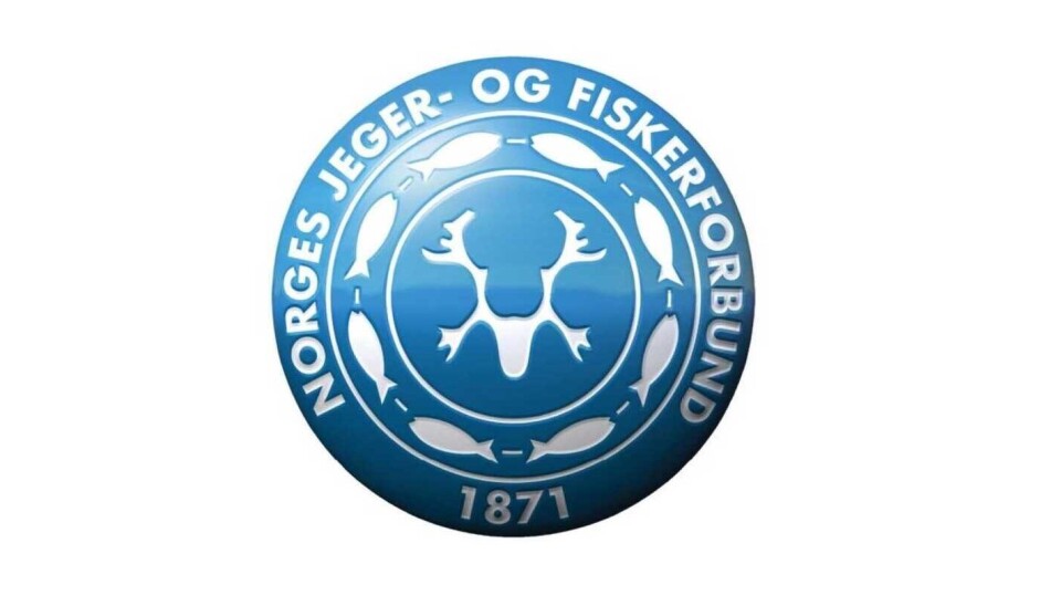 Rindal jeger og fiskerforening Logoen til norges jeger- og fiskerforening. Den er blå og rund, og delt inn i 3 deler. På det ytterste laget står navnet på foreningen og 1871. På ringen innenfor der er det mange fisk. Og innerst i sirkelen er hodet til reinsdyr/annen vilt.