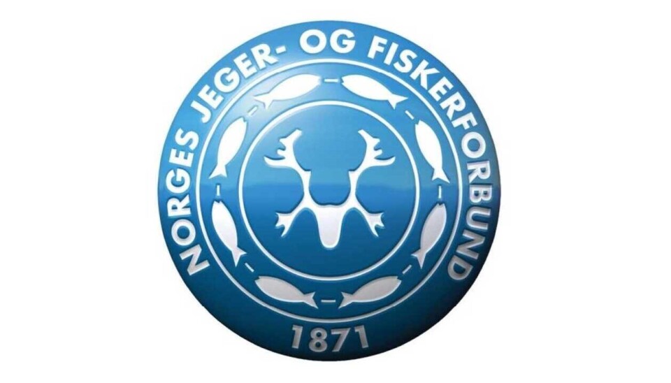 Rindal jeger og fiskerforening Logoen til norges jeger- og fiskerforening. Den er blå og rund, og delt inn i 3 deler. På det ytterste laget står navnet på foreningen og 1871. På ringen innenfor der er det mange fisk. Og innerst i sirkelen er hodet til reinsdyr/annen vilt.