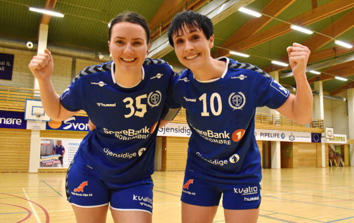 Kristin Hilstad Garte og Kine Bjørset scoret 19 av målene til Surnadal/Sunndal