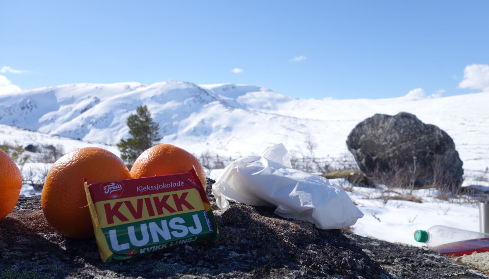 Påsketur ved Bolmsetrene, Ura i bakgrunnen
