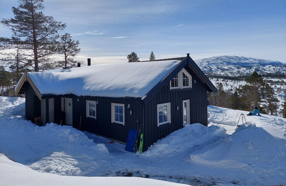 Hytta på Langtjønnåsen.