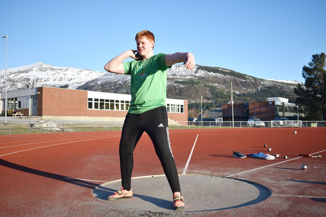 Sigve Holten trener målrettet for å bli Norges beste i sin idrett Sigve Holten trener målrettet for å bli Norges beste i sin idrett