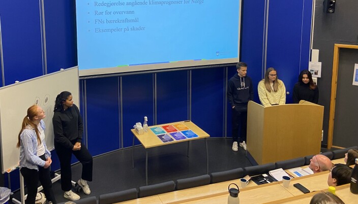 Gruppe fire med tema som omhandlet fremtidens flomproblematikk Gruppe fire med tema som omhandlet fremtidens flomproblematikk
