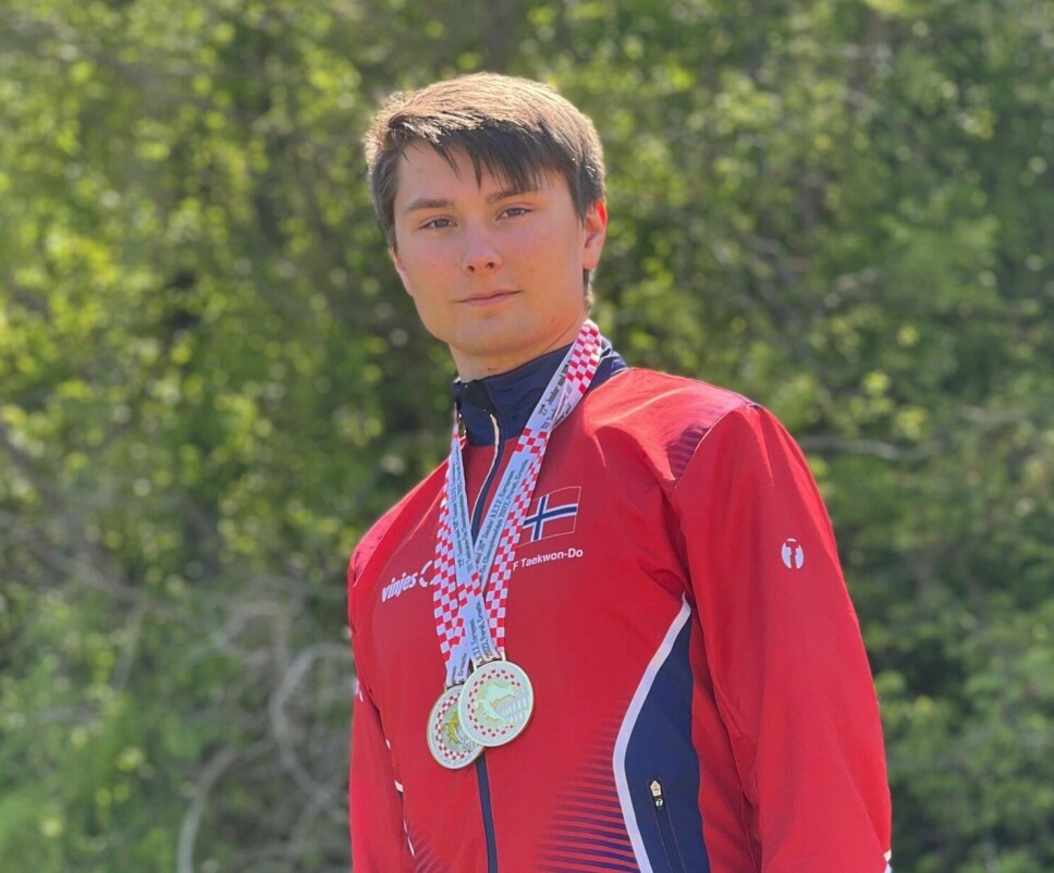 Kristian Gjersvold med to medaljar på den første dagen i EM.