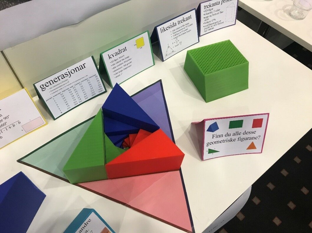 Klassen har brukt skulen sin 3D-printar til å lage ein fraktal. Klassen har brukt skulen sin 3D-printar til å lage ein fraktal.