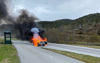Bilbrann i Bæverfjord