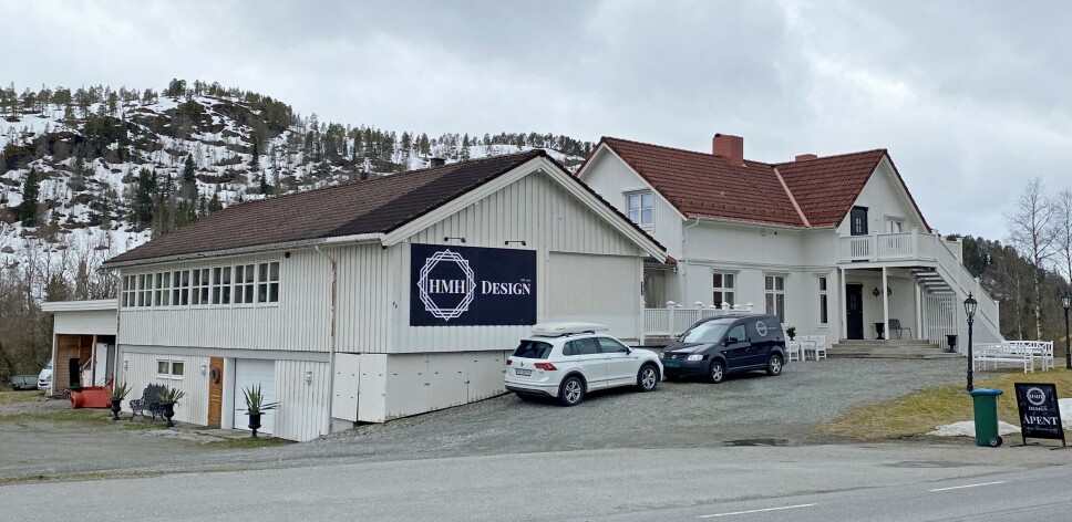 HMH Design ligger rett ved fv65 på Rindalsskogen.