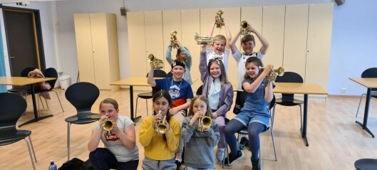 3. klassinger ved SUBUS får lære og spille trompet - gratistilbud frem til sommeren