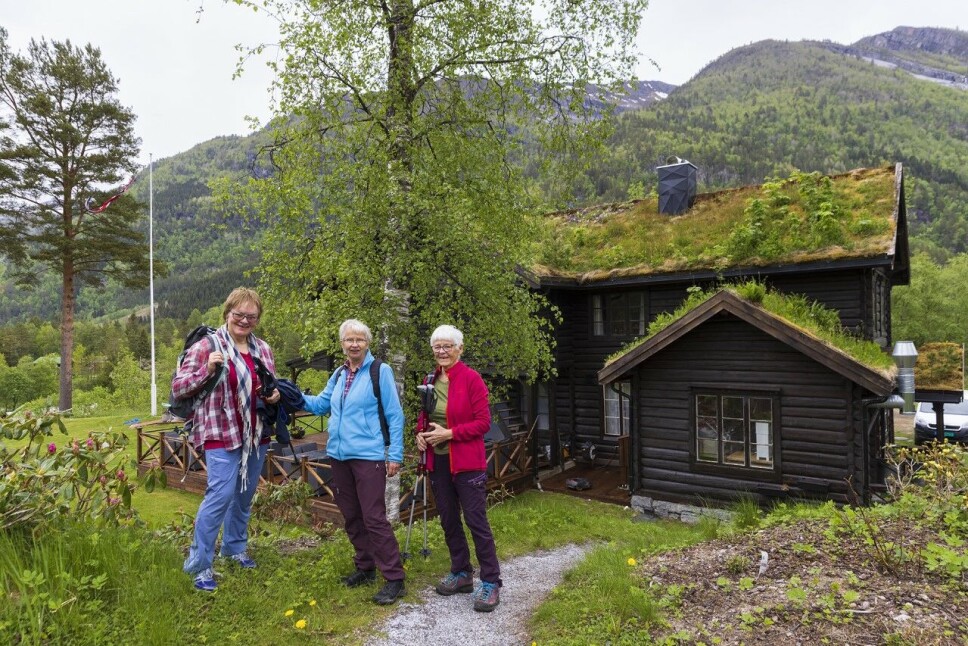 På Todalshytta etter ein fin tur.